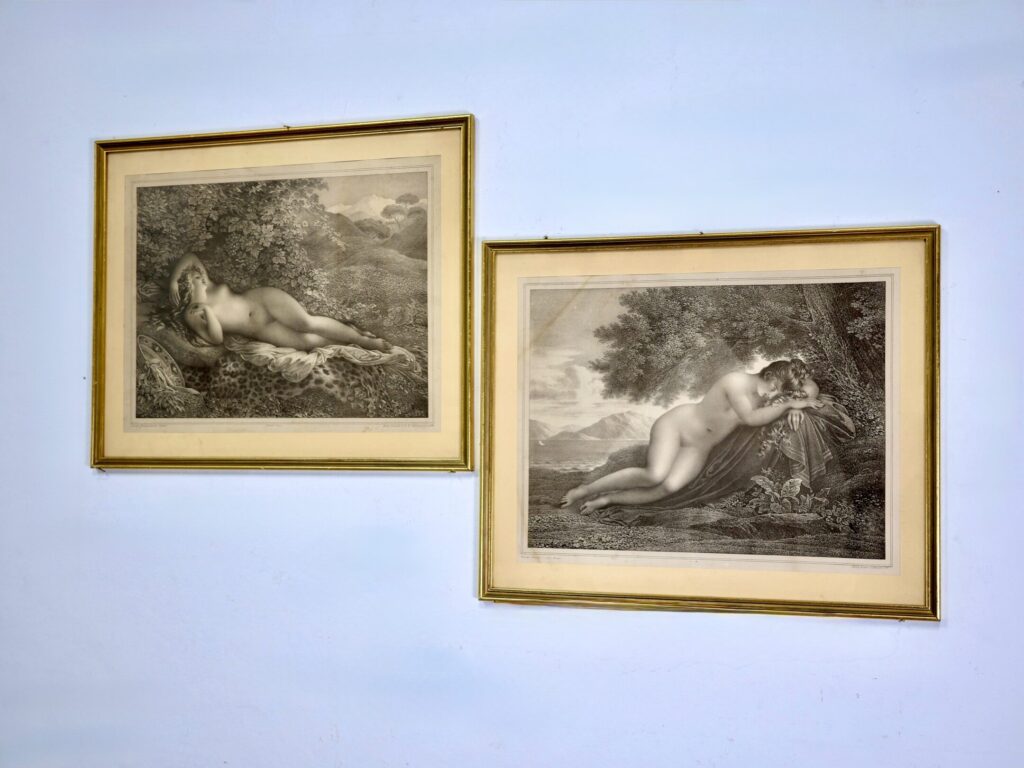 Антикварні літографії авторства Жана-Батиста Обрі-Леконта (Jean-Baptiste Aubry-Lecomte)