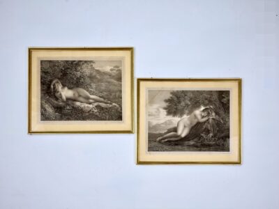 Антикварні літографії авторства Жана-Батиста Обрі-Леконта (Jean-Baptiste Aubry-Lecomte)