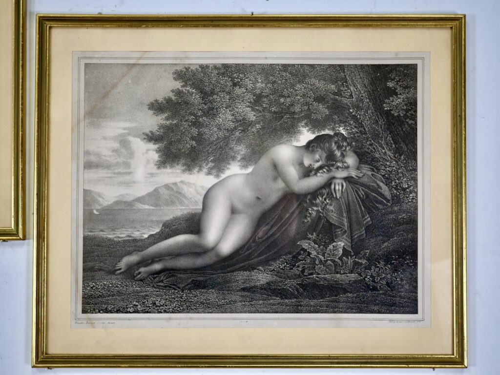 Антикварні літографії авторства Жана-Батиста Обрі-Леконта (Jean-Baptiste Aubry-Lecomte)