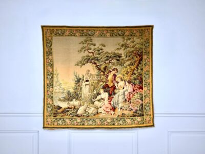 Вінтажний гобелен «Буколічна сцена»