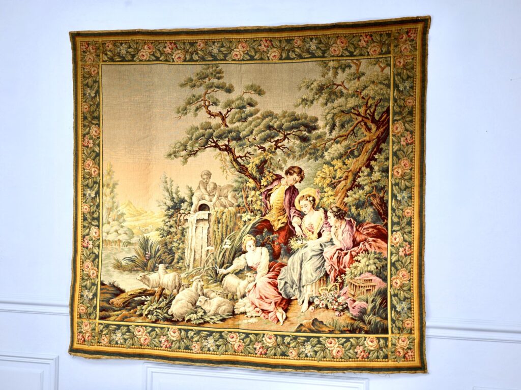 Вінтажний гобелен «Буколічна сцена»
