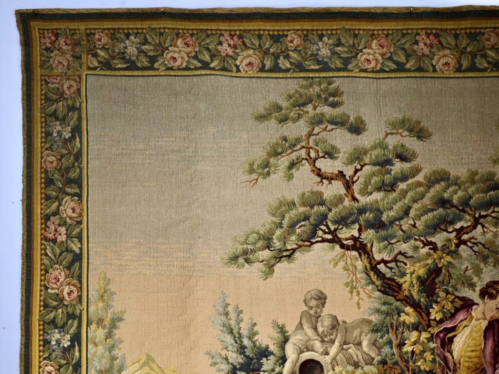 Вінтажний гобелен «Буколічна сцена»