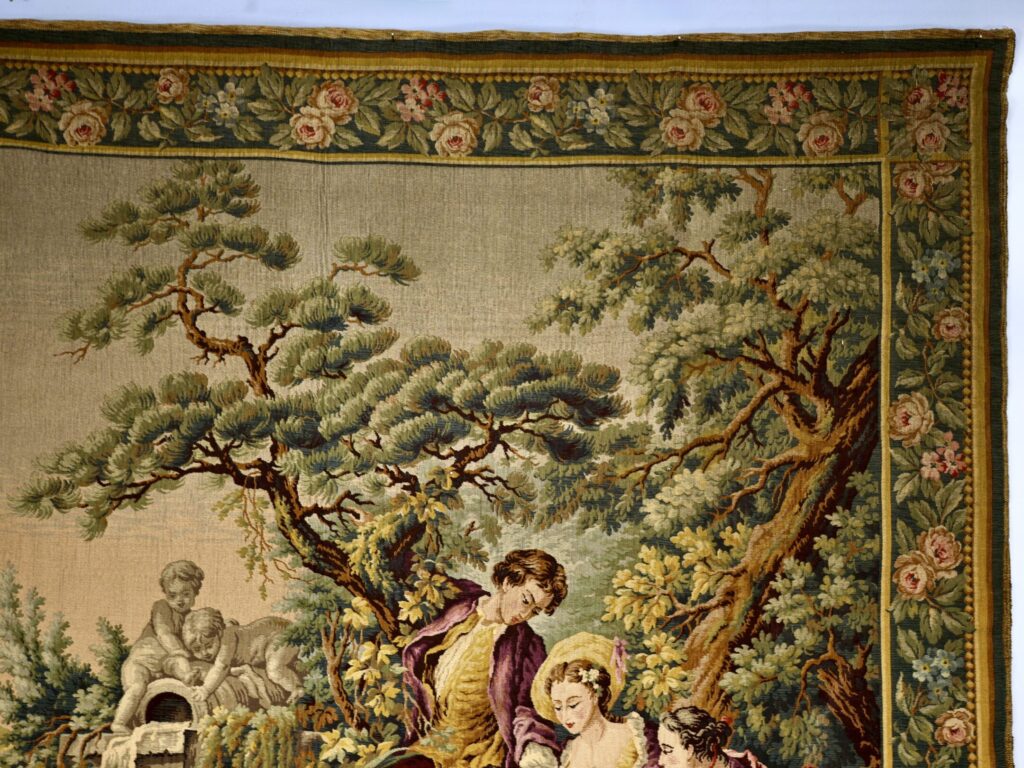 Вінтажний гобелен «Буколічна сцена»