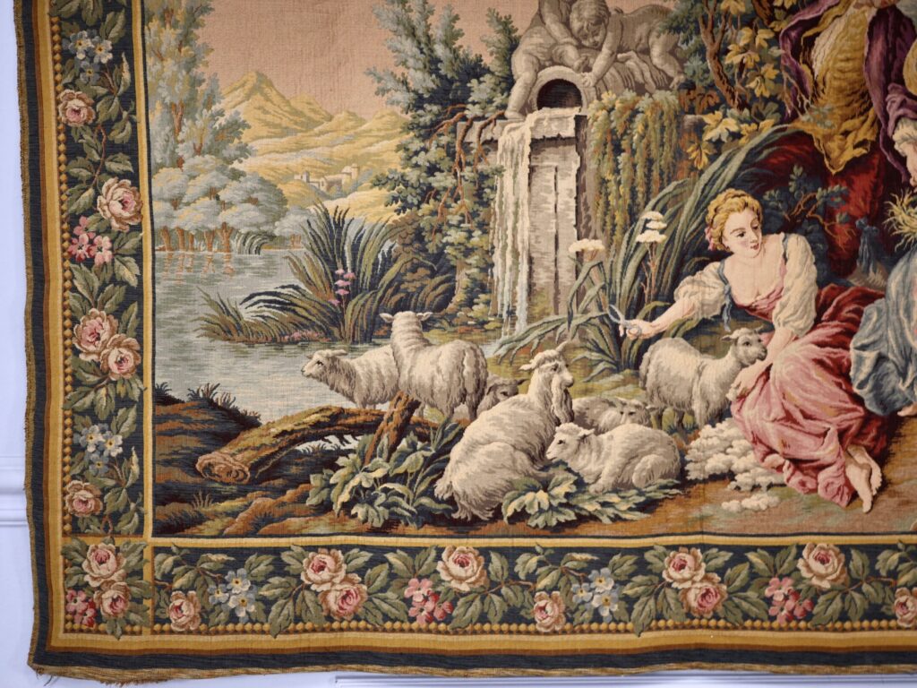 Вінтажний гобелен «Буколічна сцена»
