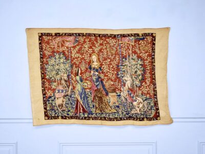 Вінтажний гобелен «Дама з єдинорогом»