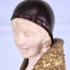 Вінтажна скульптура «Дама з хортами», Demeter H. Chiparus