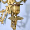 Антикварні настінні підсвічники-бра з дзеркалами