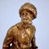 Антикварна бронзова скульптура «Козак-вершник», Рене Паріс