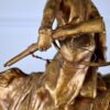 Антикварна бронзова скульптура «Козак-вершник», Рене Паріс
