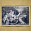 Антикварная гравюра «Аллегория милосердия»