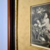 Антикварная гравюра «Венера, Адонис и Купидон»