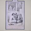 Антикварная гравюра «Армянский епископ исповедует»