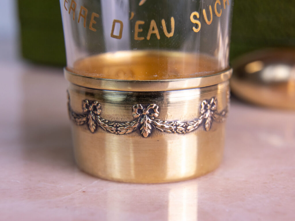 Антикварний срібний набір «Mon premier verre d'eau sucrée»