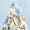 Антикварний камінний годинник «Тріумф Венери», Meissen