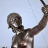 Антикварна бронзова скульптура «Діана-мисливиця»