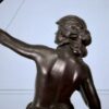 Антикварна бронзова скульптура «Діана-мисливиця»
