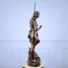 Антикварна бронзова скульптура «Діана-мисливиця»