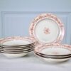 Вінтажний набір тарілок «Antoinette», Porcelaine de Paris