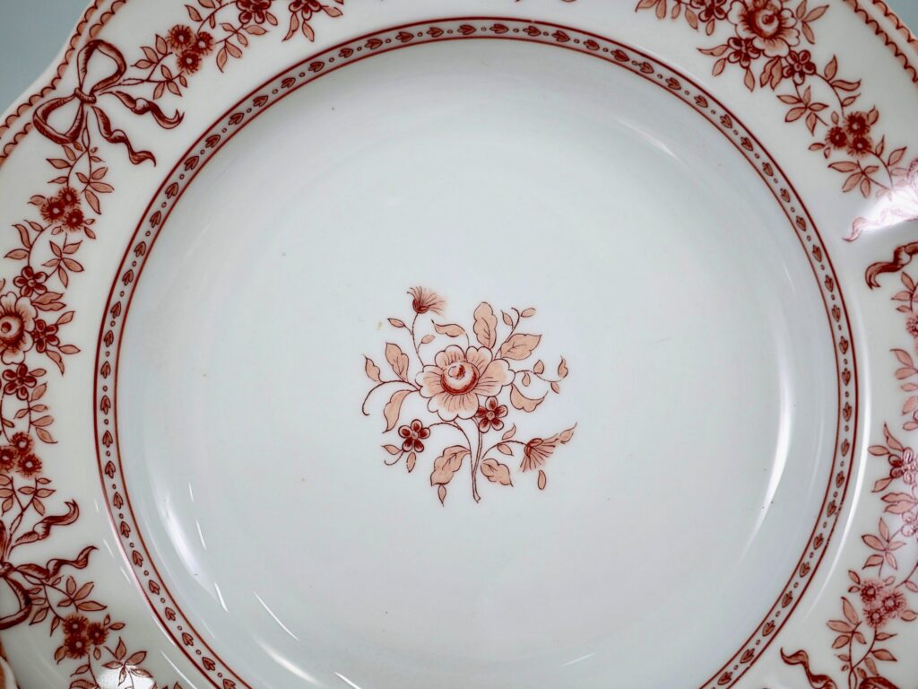 Вінтажний набір тарілок «Antoinette», Porcelaine de Paris