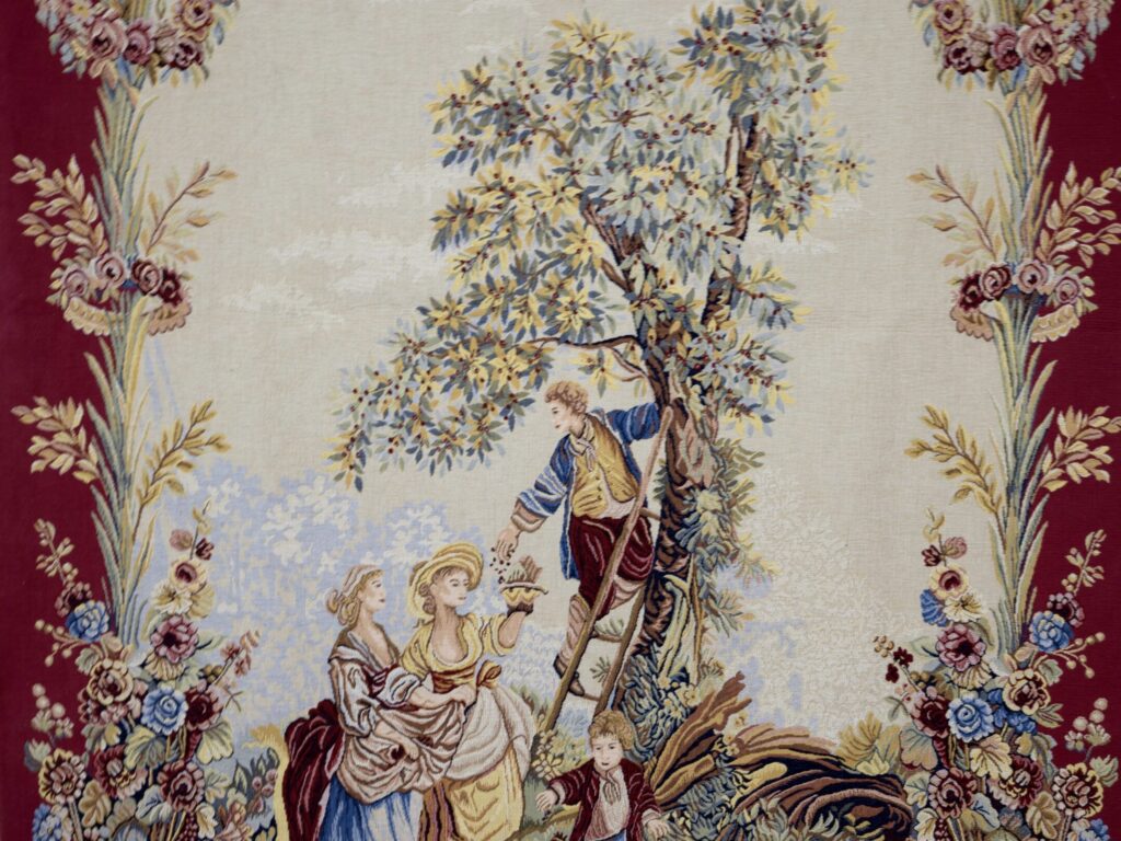 Вінтажний гобелен «Le Temps des Cerises»