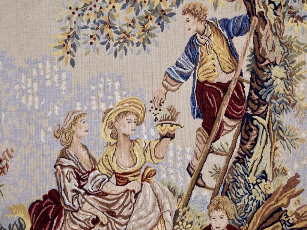 Вінтажний гобелен «Le Temps des Cerises»