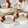 Антикварний набір чашок з блюдцями Coalport