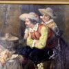 Антикварний живопис «Залицяння», Ж. Аппер (Georges Appert)