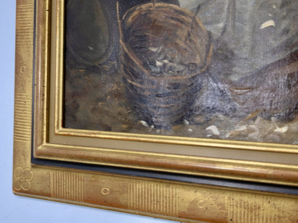 Антикварний живопис «Залицяння», Ж. Аппер (Georges Appert)