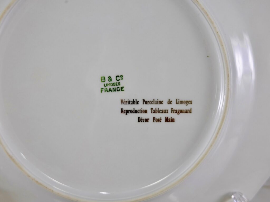 Вінтажні тарілки, Bernardaud & Cie