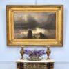 Антикварний живопис «Морський пейзаж»