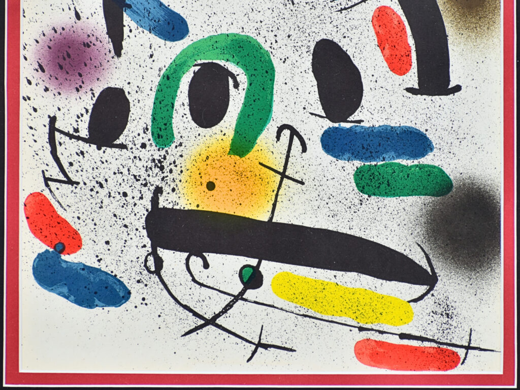 Літографія «Абстрактна композиція», Ж. Міро (Joan Miró)