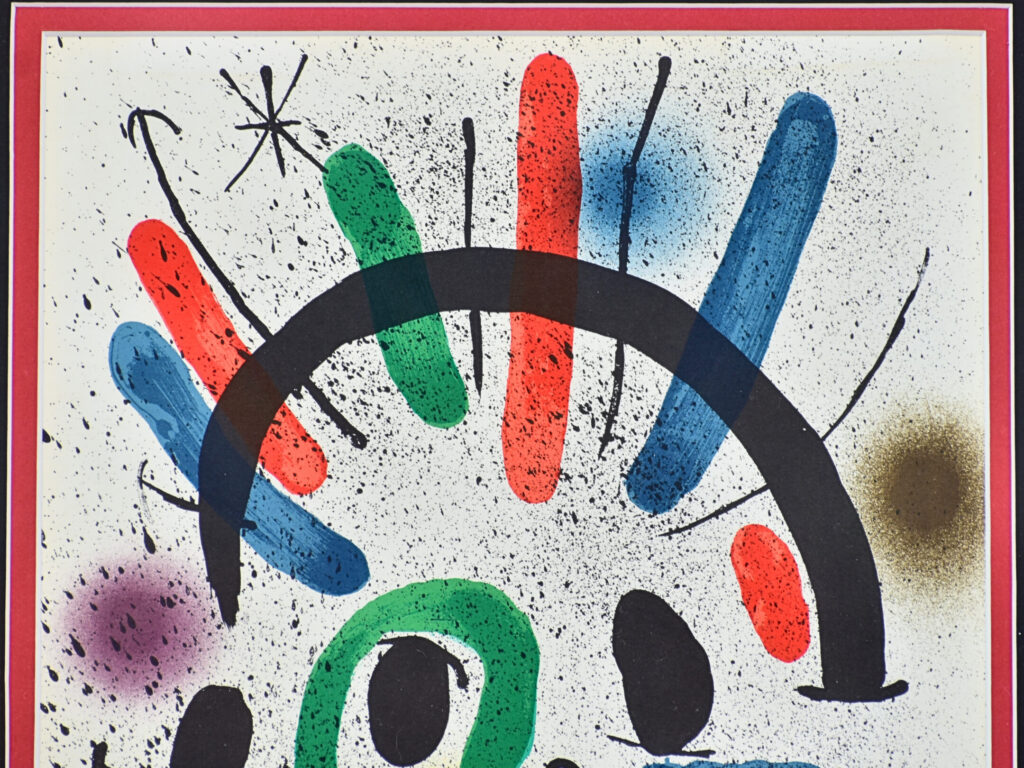 Літографія «Абстрактна композиція», Ж. Міро (Joan Miró)