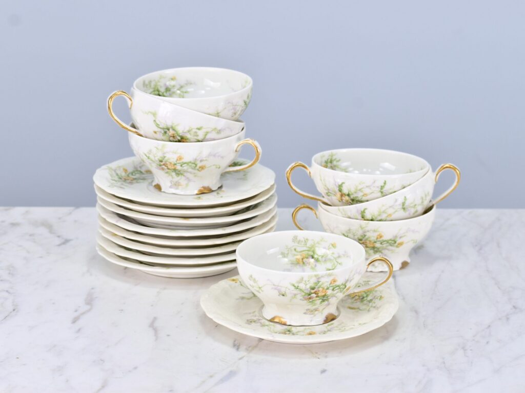 Антикварний чайний сервіз Théodore Haviland, Limoges