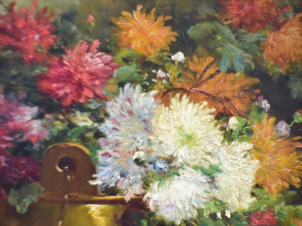 Антикварний живопис «Квітковий натюрморт», P. Richard