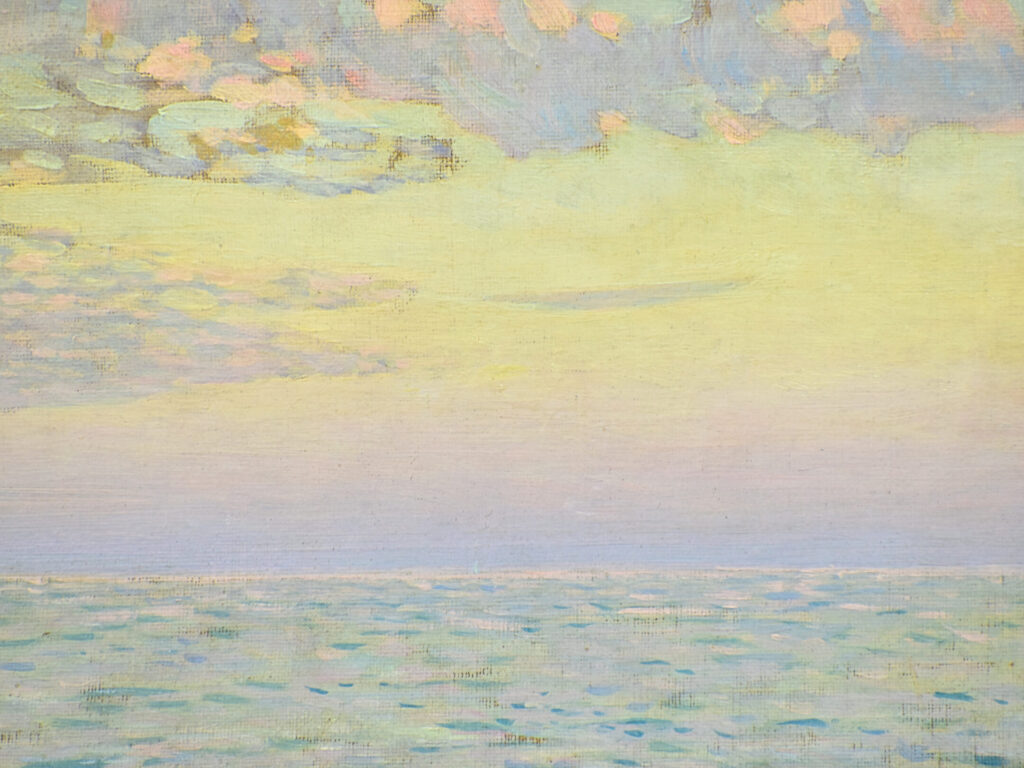 Антикварний живопис «Світанок над морем», В. Кричевський