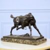 IMG_4702 Антикварна бронзова скульптура «Осідланий кінь»