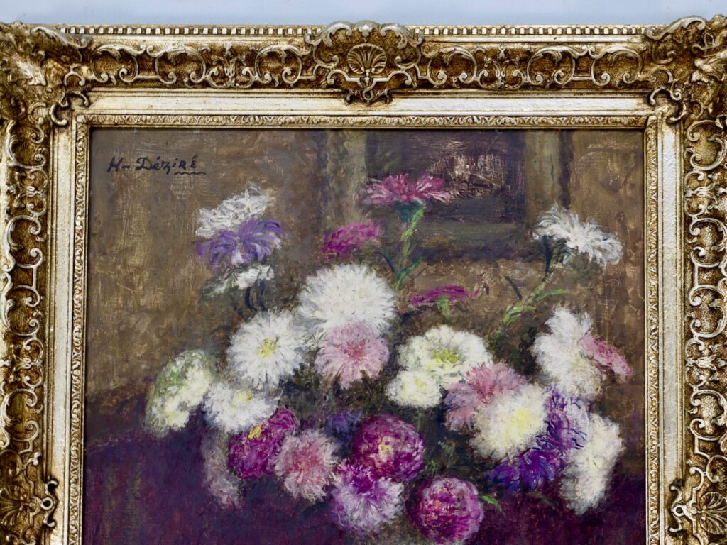 Антикварний живопис «Квітковий натюрморт», А. Дезіре (Henri Désiré)