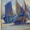 Антикварний живопис «Рибальські човни», Е. Верньє (Émile Vernier)
