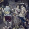 Антикварний живопис «Мушкетери в таверні», С. Зеебергер (Samuel Seeberger)