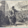 Антикварний офорт «Вхід на бал в Опері», Анрі Валантен (Henri Valentin)