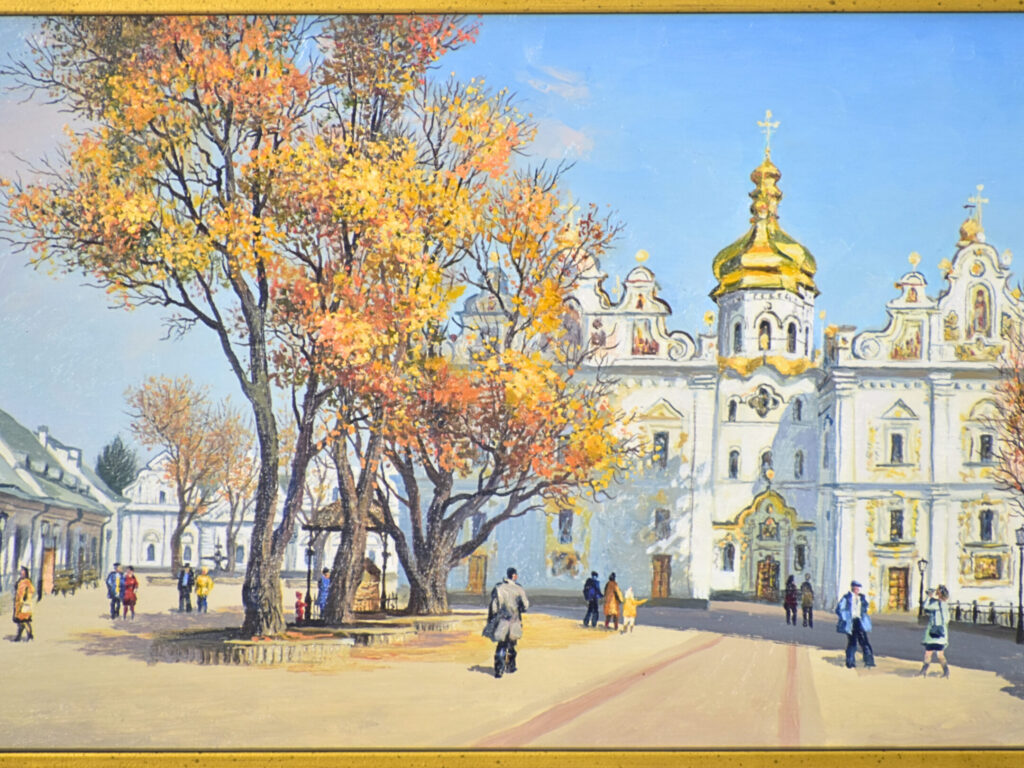Живописний пейзаж «Успенський собор Києво-Печерської лаври», А. Постоюк