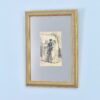 Антикварний офорт «Прогулянка», А. Валантен (Henri Valentin)