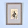 Антикварний офорт «Заклинатель змій у Каїрі», А. Валантен (Henri Valentin)