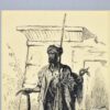 Антикварний офорт «Заклинатель змій у Каїрі», А. Валантен (Henri Valentin)