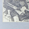 Антикварний офорт «Барикада 1848 року», А. Валантен (Henri Valentin)