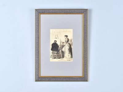 IMG_8371 Антикварний офорт «Рафаель та Форнаріна», А. Валантен (Henri Valentin)