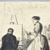 Антикварний офорт «Рафаель та Форнаріна», А. Валантен (Henri Valentin)