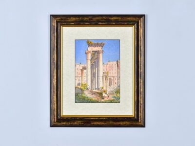IMG_9054 Акварельный пейзаж «Руины античного храма»